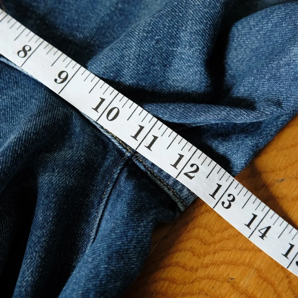J. Crew Mid-Rise Superwide-Leg Jean Ultra-Relaxed Blue Denim 29 90s Style CN384